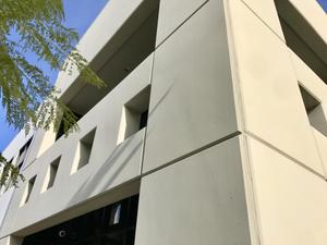 Smooth Tilt up Building Patch and Repair painting